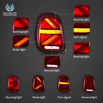 14-19 Mini Cooper F55 F56 F57  LED Tail lights - Image 4