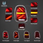 14-19 Mini Cooper F55 F56 F57  LED Tail lights - Image 7
