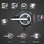 20-24 Ford Bronco  Full LED Projector RGB Headlights - Image 4