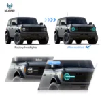 20-24 Ford Bronco  Full LED Projector RGB Headlights - Image 9