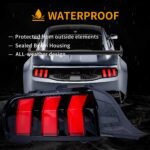 24-26 Ford Mustang S650 LED Tail Lights with Sequential Red Turn Signal (Fit For US Models) - Image 9