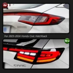 Car Lights For Honda Civic 11th Hatchback 2023-2024 LED Projector Tail Lamp Daytime Running Light Auto Accessories - Image 2