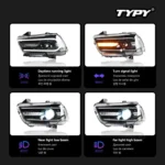 Car Light For Dodge Charger Headlight 2011-2014 LED Projetor head Lamp Daytime Running Light Automotive Accessories - Image 3