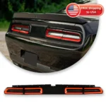 Full LED Car Lights Rear Tail Lamps For Dodge Challenger Coupe 3rd Gen 2008-2014 DRL Back Light Red Sequential Turn Signal