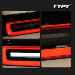 Full LED Car Lights Rear Tail Lamps For Dodge Challenger Coupe 3rd Gen 2008-2014 DRL Back Light Red Sequential Turn Signal - Image 5