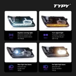 Car headlights For Dodge Journey Headlight 2009-2016 LED Projetor head Lamp Daytime Running Light Automotive Accessories - Image 3