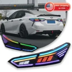 Car Light For Toyota Camry Taillihgt RGB 2018-2023 LED Projetor Tail Lamp Daytime Running Light Automotive Accessories