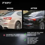 LED Tail Lamps For Maserati Ghibli 2014-2022 Upgrade Rear Tail Lights Assembly DRL Day Running Light Turn Signal Car Accessories - Image 2