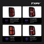 Car Lights For Dodge Ram 1500 2500 Taillight 2009-2018 LED Projetor Tail Lamp Daytime Running Light Automotive Accessories - Image 3