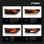 Car LED Taillights For Honda Accord 10th Gen 2018-2022 Rear Tail Lamps Sequential Dynamic Turn Signal Lights Brake Lamp - Image 3
