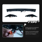 Car Lights For Honda Civic 11th Hatchback 2023-2024 LED Projector Tail Lamp Daytime Running Light Auto Accessories - Image 4