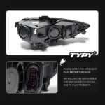 Car Headlights For Audi A3 Headlight 2013-2016 LED Headlight Projector Lens DRL Sequential Turn Signal - Image 4