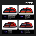 Car Lights For Honda Civic FD2 Taillight 2012-2015 LED Projetor Tail Lamp Daytime Running Light Automotive Accessories - Image 3