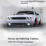 Car Lights For Dodge challenger Headlight 2008-2014 LED Projetor head Lamp Daytime Running Light Automotive Accessories - Image 3