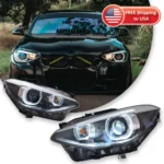 Car Lights For BMW 1 Series F20 Headlight Hatchback 2012-2014 LED Headlamps Turn Signal Daytime Running Lights