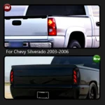 Car LED Tail Lights Assembly for 2003 - 2006 Silverado 1500 2500 3500 Brake Light Reversing Turn Signals Lights Tail Lights - Image 2