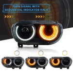 Car Lights For Dodge challenger Headlight 2008-2014 LED Projetor head Lamp Daytime Running Light Automotive Accessories - Image 4
