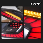 LED Taillights Assembly DRL Turn Signal For Honda Civic 10th Gen 2016-2020 Dragon Scale Rear Tail Lamps Brake + Reverse Light - Image 5