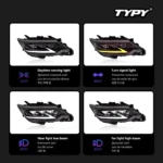 Car Headlights For Toyota Camry 2015-2017 LED Car Lamps Daytime Running Lights Dynamic Turn Signals Car Accessories - Image 3