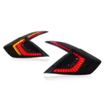 LED Taillights Assembly DRL Turn Signal For Honda Civic 10th Gen 2016-2020 Dragon Scale Rear Tail Lamps Brake + Reverse Light - Image 6