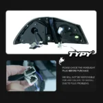Car Lights For Honda Civic FD2 Taillight 2012-2015 LED Projetor Tail Lamp Daytime Running Light Automotive Accessories - Image 4