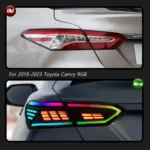 Car Light For Toyota Camry Taillihgt RGB 2018-2023 LED Projetor Tail Lamp Daytime Running Light Automotive Accessories - Image 2