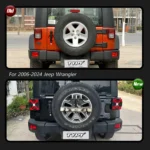 Car Tail Lights For Jeep Wrangler 2006-2024 LED Car Tail Lamps Daytime Running Lights Dynamic Turn Signals - Image 2