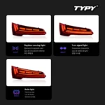 Car Lights For Audi Q5 2018-2024 Taillight LED Projetor Tail Lamp Daytime Running Light Automotive Accessories - Image 3
