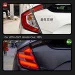 Car Lights For Honda Civic 10th 2016-2021 Taillight LED Projetor Tail Lamp Daytime Running Light Automotive Accessories - Image 2