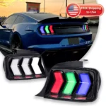 Car Lights For Ford Mustang Taillight RGB 2004-2009 LED Projetor Tail Lamp Daytime Running Light Automotive Accessories