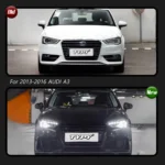 Car Headlights For Audi A3 Headlight 2013-2016 LED Headlight Projector Lens DRL Sequential Turn Signal - Image 2