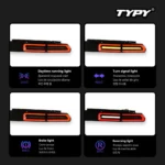 Full LED Car Lights Rear Tail Lamps For Dodge Challenger Coupe 3rd Gen 2008-2014 DRL Back Light Red Sequential Turn Signal - Image 3