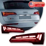 Car Lights For Audi Q5 2018-2024 Taillight LED Projetor Tail Lamp Daytime Running Light Automotive Accessories