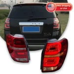 Car Tail Lights For Chevrolet Captiva 2008-2017 LED Car Tail Lamps Daytime Running Lights Dynamic Turn Signals