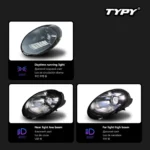 Car Lights For Porsche 911 997 Headlight 997.1 997.2 Full LED Laser Matrix Headlamps Projector Front Lamp DRL Plug Play - Image 2