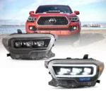 16-23 Toyota Tacoma 3th Gen (N300)  LED Matrix Projector HeadLights Black