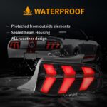 10-12 Mustang 5th Gen (S-197 II) Pre-Facelift With 5 Modes Turn Signal 2 Modes Brake Lighting Smoked - Image 9