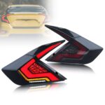 16-21 Honda Civic 10th Gen (FC1/FC2/FC5) Sedan LED Tail Light With Dynamic Welcome Lighting - Image 3