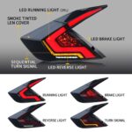 16-21 Honda Civic 10th Gen (FC1/FC2/FC5) Sedan LED Tail Light With Dynamic Welcome Lighting - Image 4