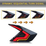 16-21 Honda Civic 10th Gen (FC1/FC2/FC5) Sedan LED Tail Light With Dynamic Welcome Lighting - Image 5