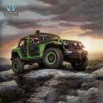 07-17 Jeep Wrangler JK 7Inches LED Dual Beam Projector Headlights With Amber Turn Signal - Image 2