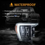 21-23 Ford F150 14th Gen Projector Full LED Matrix Headlights Upgrade - Image 8