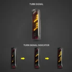 04-19 Toyota Hiace 5th Gen (H200) LED Tail Lights With Sequential Turn Signal Clear - Image 3