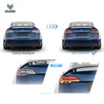 17-22 Tesla Model 3 & 20-22 Tesla Model Y LED Tail Lights With Dynamic Welcome Lighting - Image 10