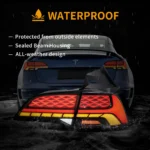 17-22 Tesla Model 3 & 20-22 Tesla Model Y LED Tail Lights With Dynamic Welcome Lighting - Image 12