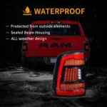 09-18 Dodge Ram 1500/2500/3500  II LED Tail Lights With Red Turn Signal - Image 9