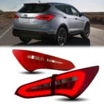 13-16 Hyundai Santa Fe Sport 3th Gen(SWB/LWB) Pre-Facelift  LED Tail Lights with Amber Turn Signal