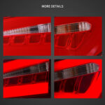 13-16 Hyundai Santa Fe Sport 3th Gen(SWB/LWB) Pre-Facelift  LED Tail Lights with Amber Turn Signal - Image 5