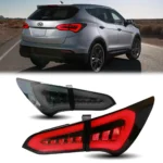 13-16 Hyundai Santa Fe Sport 3th Gen(SWB/LWB) Pre-Facelift  LED Tail Lights with Amber Turn Signal - Image 2