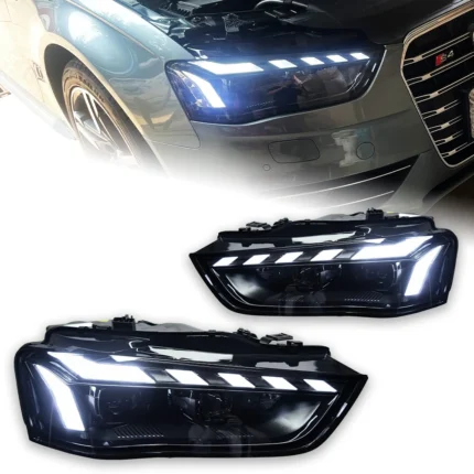 Car Styling Head Lamp for Audi A4 Headlights 2013-2016 RS5 Type Headlight Projector Lens DRL Signal Automotive Accessories